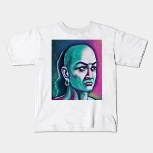 Chanakya Portrait | Chanakya Artwork 4 Kids T-Shirt